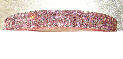 Bling In Pink Crystal Cat Collar