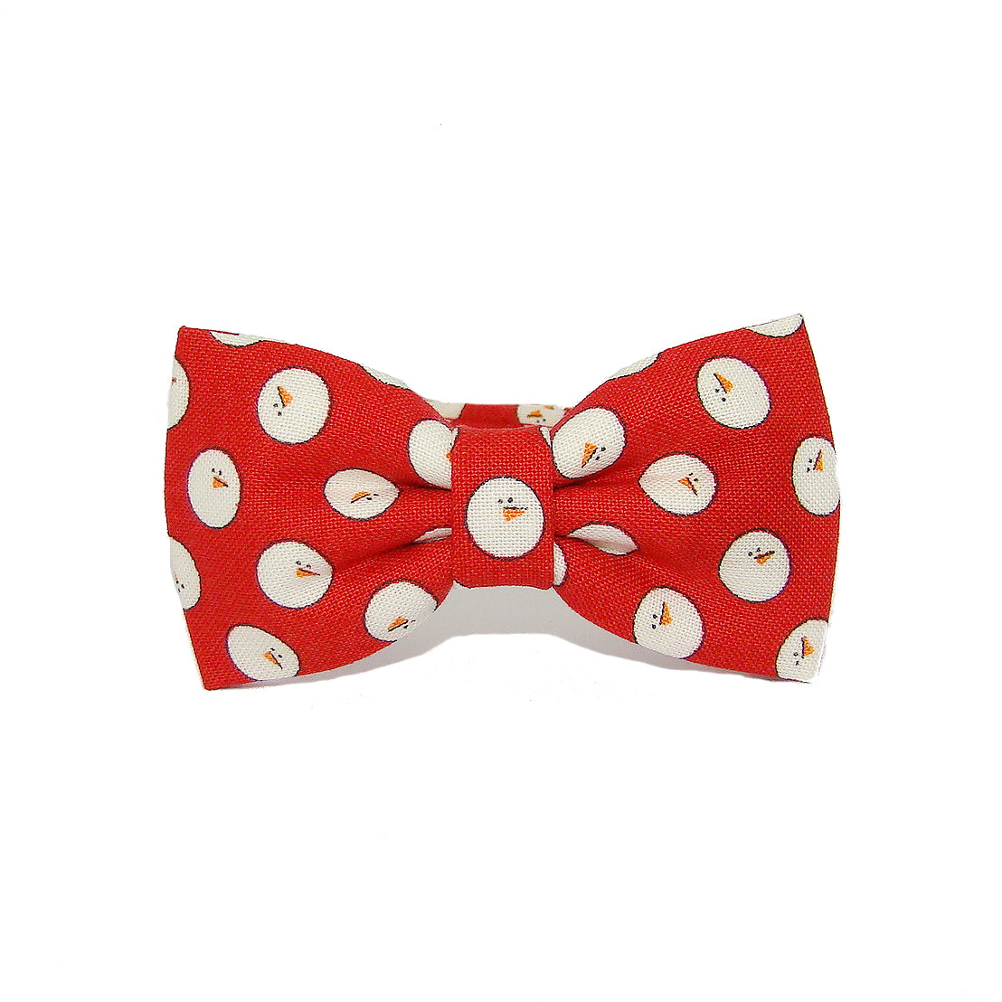 Snowman Christmas Red Luxury Bow Tie Cat Collar