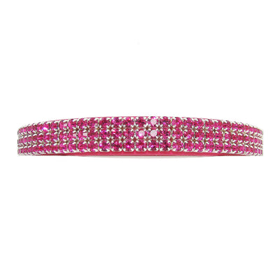 Bling In Fuchsia Pink Crystal Cat Collar | The Kitty Bling Boutique