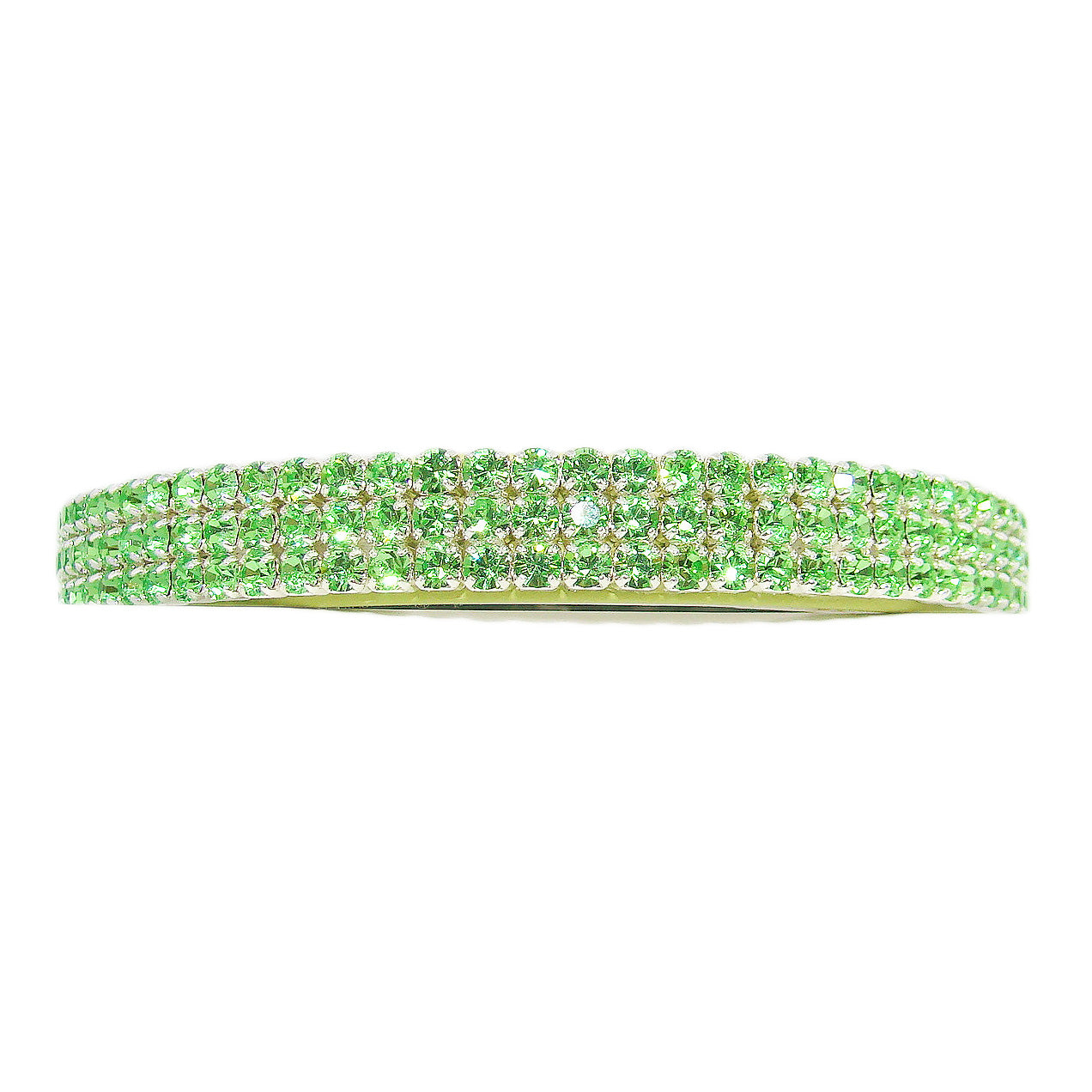 Bling In Peridot Green Crystal Cat Collar | The Kitty Bling Boutique