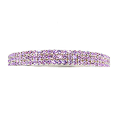 Bling In Violet Crystal Cat Collar | The Kitty Bling Boutique
