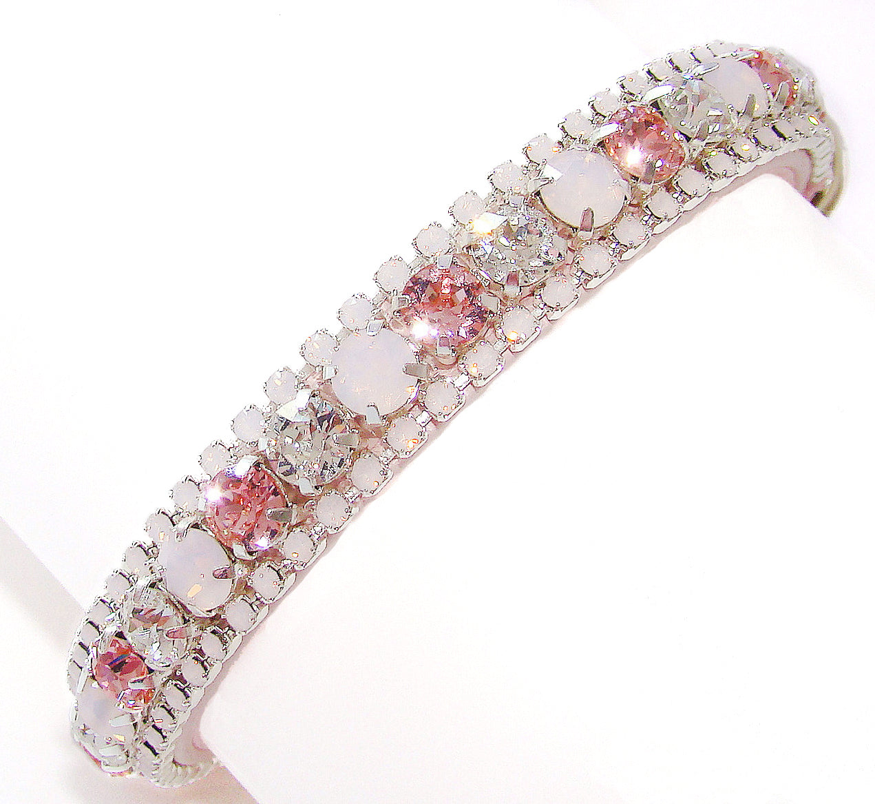 Glamour Puss Rose Water Opal Crystal Cat Collar