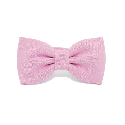 Plain Lavender Luxury Fabric Bow Tie Cat Collar
