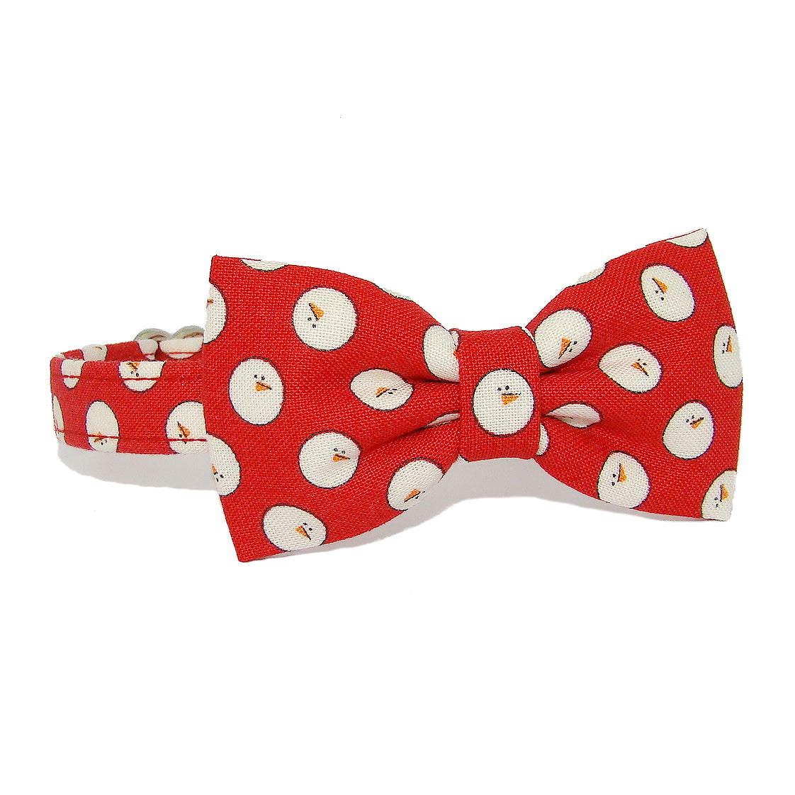  Snowman Christmas Red Luxury Bow Tie Cat Collar