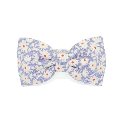 Daisy Periwinkle Blue Bow Cat Collar